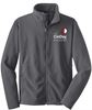 Picture of CinDay Academy - Unisex - Full Zip Fleece Jacket by Port Authority F217 - Black, Iron Grey, or Red