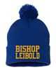 Picture of NEW COLORS!!  Bishop Leibold - Pom Knit Hat by Sportsman SP15 - Gold, Grey, Navy, or Roayl
