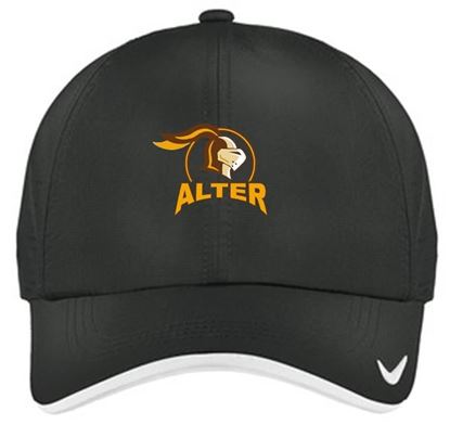 Picture of Alter  - Nike Dri-FIT Swoosh Perforated Cap by Sanmar NKFB6445 - Anthracite or White