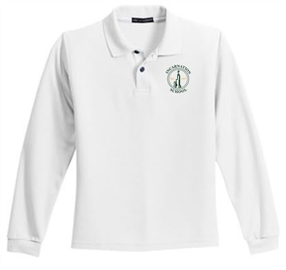 Picture of Incarnation - Youth - Long Sleeve Uniform Polo by Port Authority Y500LS