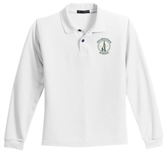 Picture of Incarnation - Youth - Long Sleeve Uniform Polo by Port Authority Y500LS