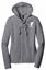 Picture of YMCA - Ladies - Fitted Ring Spun Cotton Jersey Full Zip Hoodie by District DT2100 - Black or Dark Heather Grey