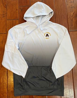 Picture of Alter Lady Knights Golf Unisex Ombre Hoodie by Badger 1403 - Grey Ombre ONLY 1 AVAILABLE, AS!