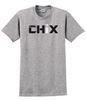 Picture of Chix - Youth & Adult/Unisex - 100% Cotton Short Sleeve Tees 2000(B) - Black/White Logo - Safety Pink, Heliconia, or Sports Grey