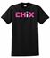 Picture of Chix - Youth/Adult - 100% Cotton Short Sleeve Tees 2000(B) - Pink/White Logo - Black or Sports Grey