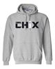 Picture of Chix - Youth/Adult - Hoodie 18500(B) - Black/White Logo - Safety Pink/(Neon Pink 996y), Heliconia, or Sports Grey