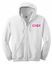 Picture of CHIX Full-Zip Hooded Sweatshirt by Gildan 18600/18600B - White