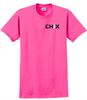 Picture of Chix - Youth/Unisex - (Left Chest Logo) 100% Cotton Short Sleeve Tee 2000(B) - Black/White Logo - Safety Pink, Heliconia, or Sports Grey