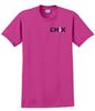 Picture of Chix - Youth/Unisex - (Left Chest Logo) 100% Cotton Short Sleeve Tee 2000(B) - Black/White Logo - Safety Pink, Heliconia, or Sports Grey