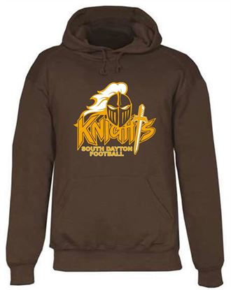 Picture of SDK Football - Unisex - Premium Hooded Sweatshirt by J. America 8824 - Brown, Grey, or White