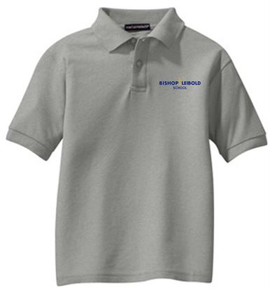 Picture of Bishop Leibold - Youth & Adult/Unisex - Short Sleeve Uniform Polo by Port Authority (Y)K500 - Light Blue, Grey, or White