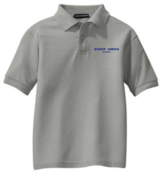 Picture of Bishop Leibold - Youth & Adult/Unisex - Short Sleeve Uniform Polo by Port Authority (Y)K500 - Light Blue, Grey, or White