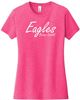 Picture of Bishop Leibold - Girls/Juniors - Short Sleeve Tee by District DT6001YG/DT6002 - Grey Frost / Fuchsia Frost