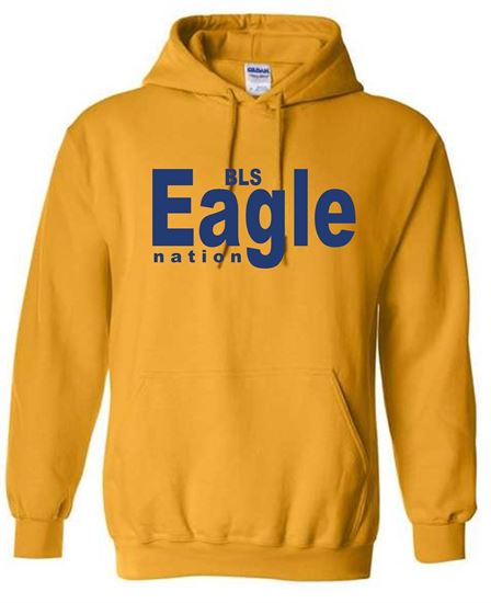 Picture of Bishop Leibold - Adult/Unisex - Hooded Sweathshirt by Gildan 18500(b) - Gold