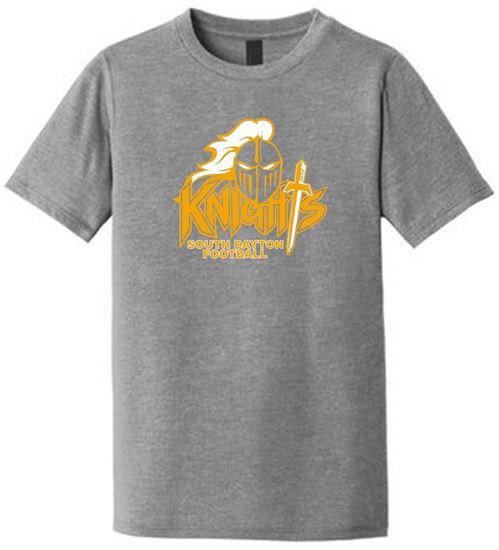 Picture of SDK Football - Youth & Unisex -  Short Sleeve Tee by District DT130Y/DM130 - Grey Frost