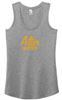 Picture of Alter Boys Soccer Ladies District Women’s Perfect Tri Racerback Tank W/ Gold Glitter Logo DM138L - White / Grey