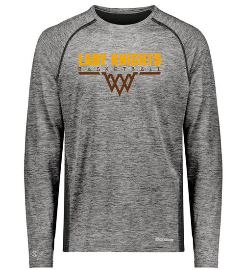 Picture of Alter Girls Basketball ELECTRIFY COOLCORE® LONG SLEEVE Unisex TEE by Holloway 222570