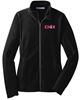 Picture of NEW COLOR ADDED! Chix - Ladies - Microfleece Full Zip Jacket by Port Authority L223 - Black, Pearl Grey or White