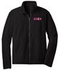 Picture of NEW COLOR ADDED! Chix - Unisex - Microfleece Full Zip Jacket by Port Authority F223 - Black or Pearl Grey
