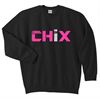 Picture of CHIX - Youth & Adult/Unisex - Team Gear Crewneck by Gildan PC90Y/18000(B) - Black, Heliconia/Sangria, Sports Grey, or White