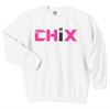 Picture of CHIX - Youth & Adult/Unisex - Team Gear Crewneck by Gildan PC90Y/18000(B) - Black, Heliconia/Sangria, Sports Grey, or White