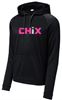 Picture of Chix - Adult - Sport Tek ReCompete Pullover Hoodie ST730 - Black or White