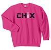 Picture of CHIX - Youth & Adult/Unisex - Team Gear Crewneck by Gildan PC90Y/18000(B) - Black, Heliconia/Sangria, Sports Grey, or White