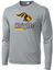 Picture of SDK Lacrosse - Youth & Unisex - Dri Fit Long Sleeve by Sports Tek YST350LS/ST350LS - Grey and White