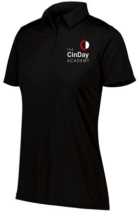 Picture of The CinDay Academy - Ladies - Dri Fit Short Sleeve Uniform Polo by Augusta 5019 - Black, Red, or White