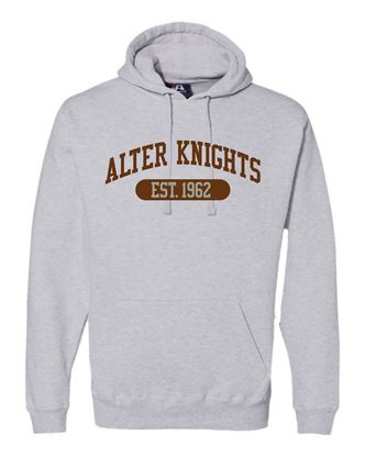 Picture of Alter High School - Adult/Unisex - Premium Hooded Sweatshirt w/ EST. Logo by J. America 8824 - Oxford