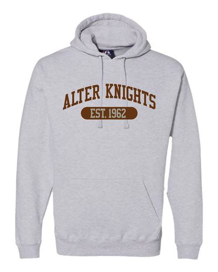 Picture of Alter High School - Adult/Unisex - Premium Hooded Sweatshirt w/ EST. Logo by J. America 8824 - Oxford