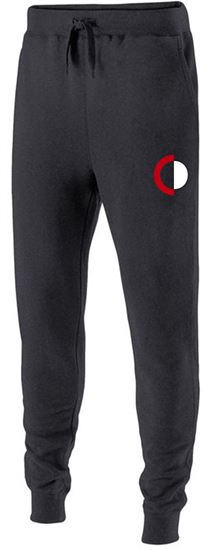 Picture of The CinDay Academy - Adult/Unisex - Heavy Weight Fleece Joggers by Holloway 229548 - Black
