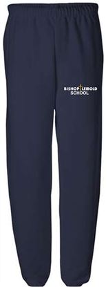 Picture of Bishop Leibold- Adult/Unisex - Gym Pants w/ pockets by Jerzees 4850MR - Navy