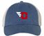 Picture of Dayton Flyers - Sportsman Pigment-dyed Trucker Cap- SP510 - Royal/Stone