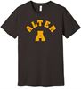 Picture of Alter High School - Adult/Unisex - Jersey Short Sleeve Tee w/ Logo Choice by Bella+Canvas BC3001 - Brown
