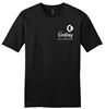 Picture of CinDay Academy - Youth/Unisex - Short Sleeve Tee w/ Left Chest All White Logo by District DT6000(Y)- Black, Grey Frost, or Red