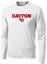 Picture of Dayton Flyers - Unisex - Dri Fit Dayton Logo Long Sleeve by Sports Tek ST350LS - White