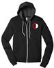 Picture of The CinDay Academy - Unisex - Sponge Fleece Full-Zip Hoodie by Bella + Canvas BC3739 - Athletic Heather or Black Heather