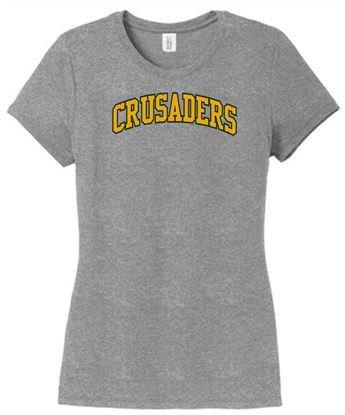 Picture of Incarnation - Ladies - Short Sleeve Tee by District DM130L - Grey Frost