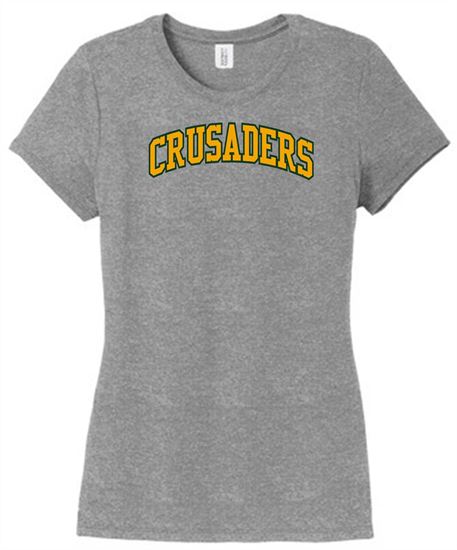 Picture of Incarnation - Ladies - Short Sleeve Tee by District DM130L - Grey Frost