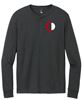 Picture of CinDay Academy - Unisex - Perfect Tri Long Sleeve w/ Left Chest Logo by District DT145 - Black Frost or Heathered Charcoal
