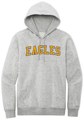 Picture of Bishop Leibold - Youth & Adult/Unisex - Fleece Hoodie by District DT6100(y) - Light Heather Grey