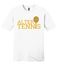 Picture of Alter Girls Tennis Unisex Short Sleeve Tee by District DT6000 - Light Heather Grey / White