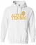 Picture of Alter Girls Tennis - Unisex - Hoodie by Gildan 18500 - White/ Brown