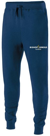 Picture of Bishop Leibold - Youth & Adult/Unisex  - Fleece Joggers by Holloway 229648/229548 - Navy
