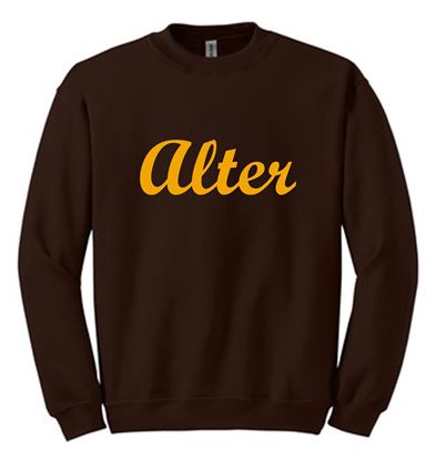 Picture of Alter High School - Adult/Unisex - Heavyblend Crewneck Sweatshirt by Gildan 18000 - Brown or Gold