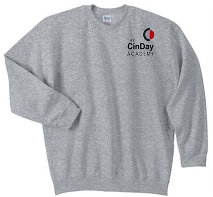 Picture of CinDay Academy - Unisex - Gym Sweatshirt 18000 - Sports Grey