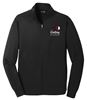 Picture of Cinday - Youth/Unisex - Sport Wick Full Zip Jacket  (Y)ST241 - Black or Deep Red