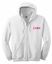 Picture of Chix - Adult/Unisex - Full-Zip Hooded Sweatshirt by Jerzees 993M - White