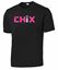 Picture of Chix - Youth/Adult - Dri Fit Tee by Sports Tek (Y)ST350 - Pink/White Logo - Black or Silver